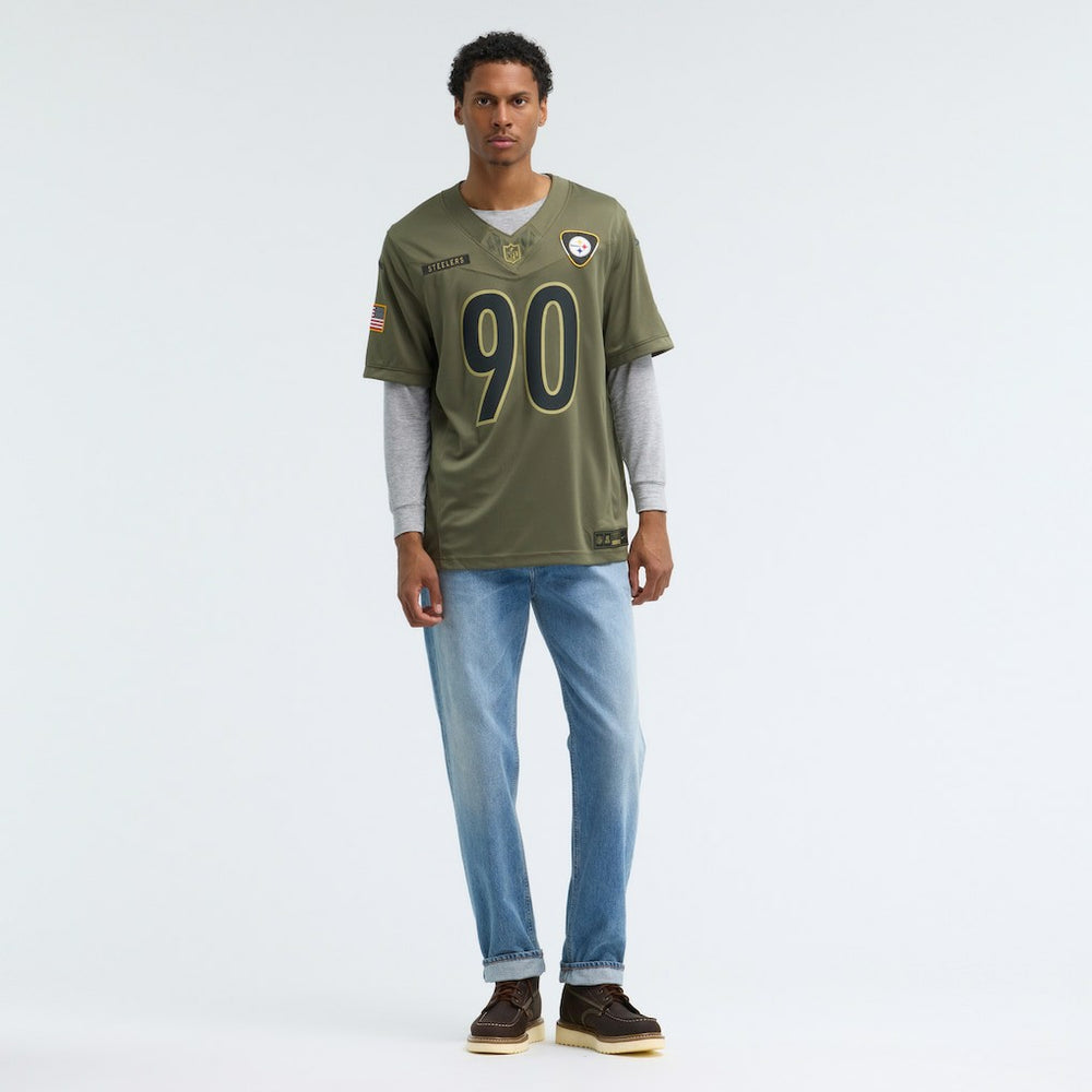 Pittsburgh Steelers Nike T.J. Watt  2025 Salute to Service Limited Jersey