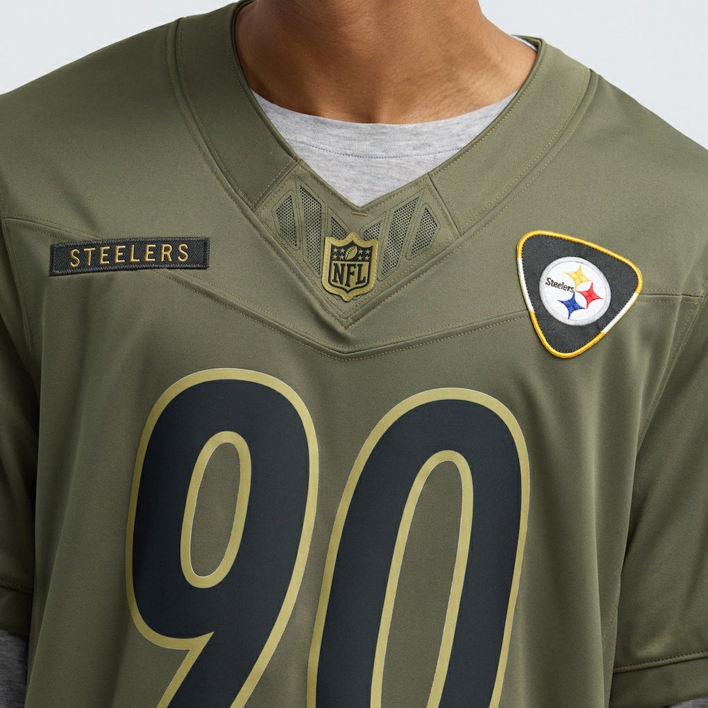 Pittsburgh Steelers Nike T.J. Watt  2025 Salute to Service Limited Jersey