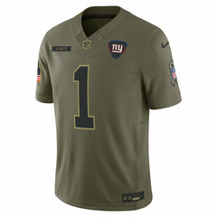 New York Giants Nike Malik Nabers  2025 Salute to Service Limited Jersey