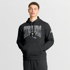 Pittsburgh Steelers Nike Full Blitz Club Fleece Pullover Hoodie