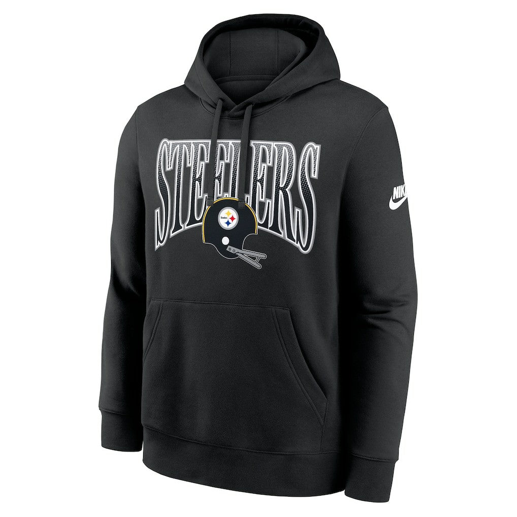 Pittsburgh Steelers Nike Full Blitz Club Fleece Pullover Hoodie