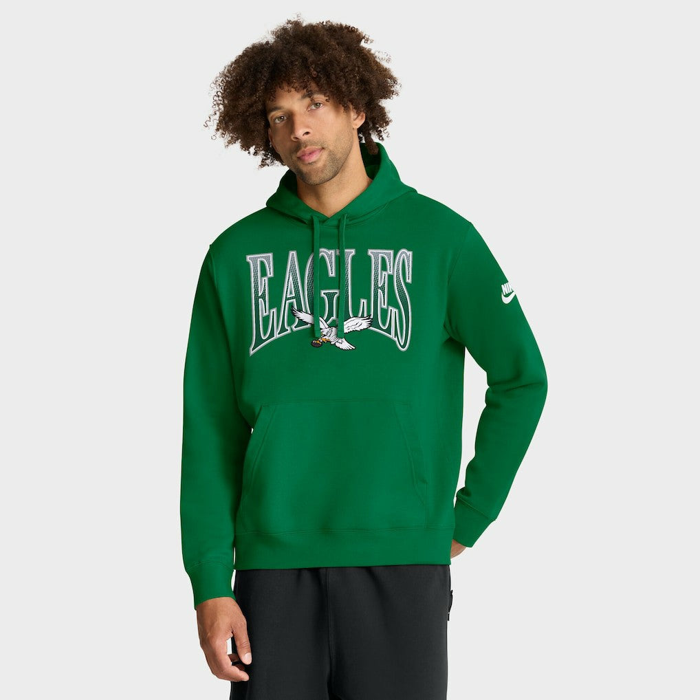 Philadelphia Eagles Nike Full Blitz Club Fleece Pullover Hoodie