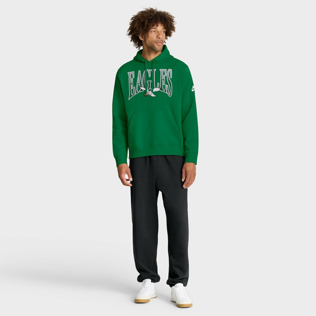 Philadelphia Eagles Nike Full Blitz Club Fleece Pullover Hoodie