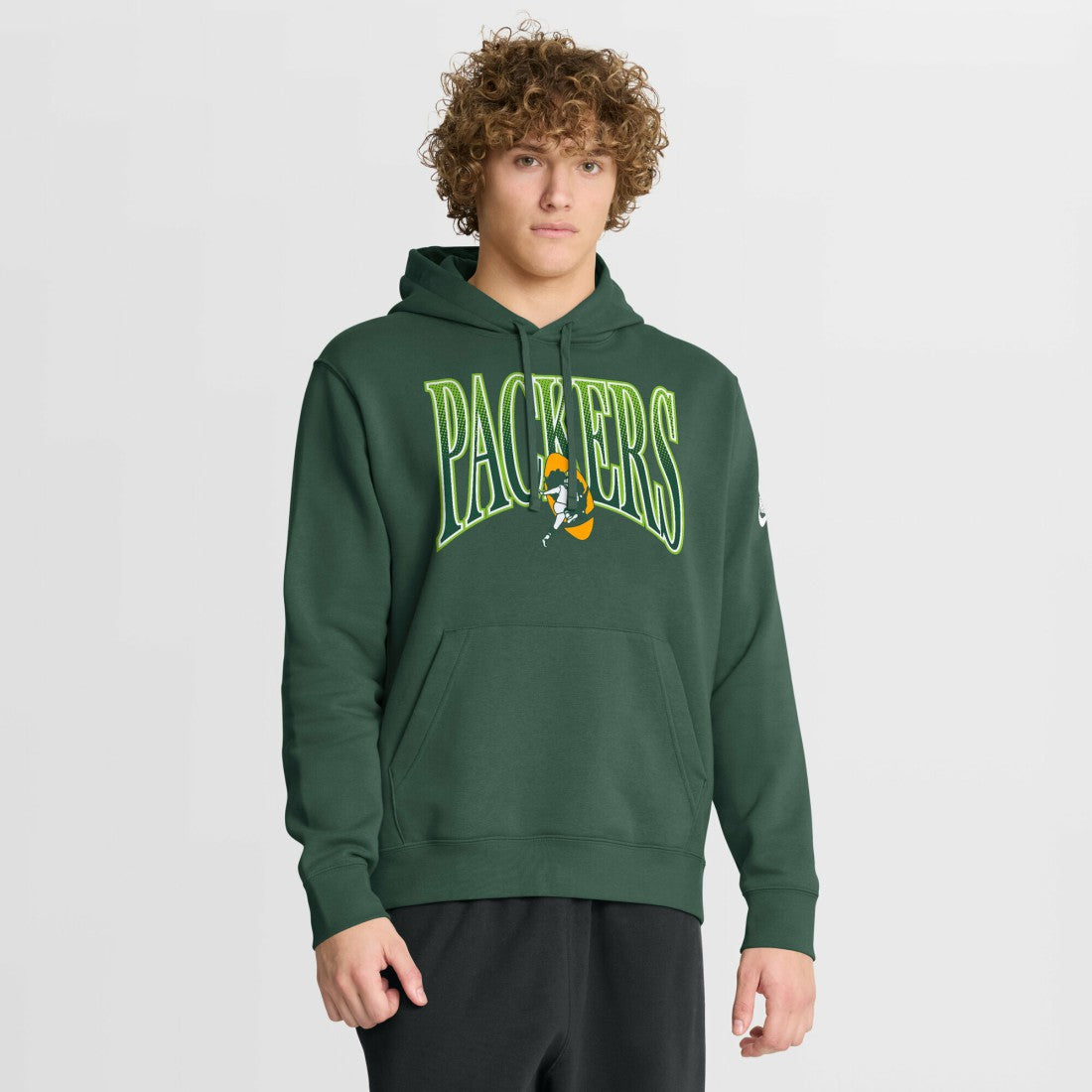 Green Bay Packers Nike Full Blitz Club Fleece Pullover Hoodie