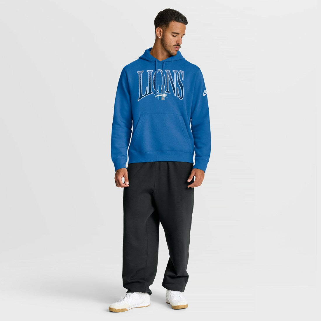 Detroit Lions Nike Full Blitz Club Fleece Pullover Hoodie