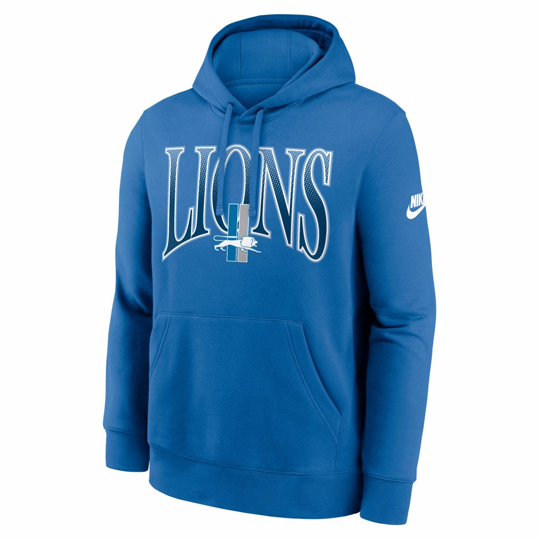 Detroit Lions Nike Full Blitz Club Fleece Pullover Hoodie