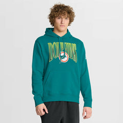 Miami Dolphins Nike Full Blitz Club Fleece Pullover Hoodie