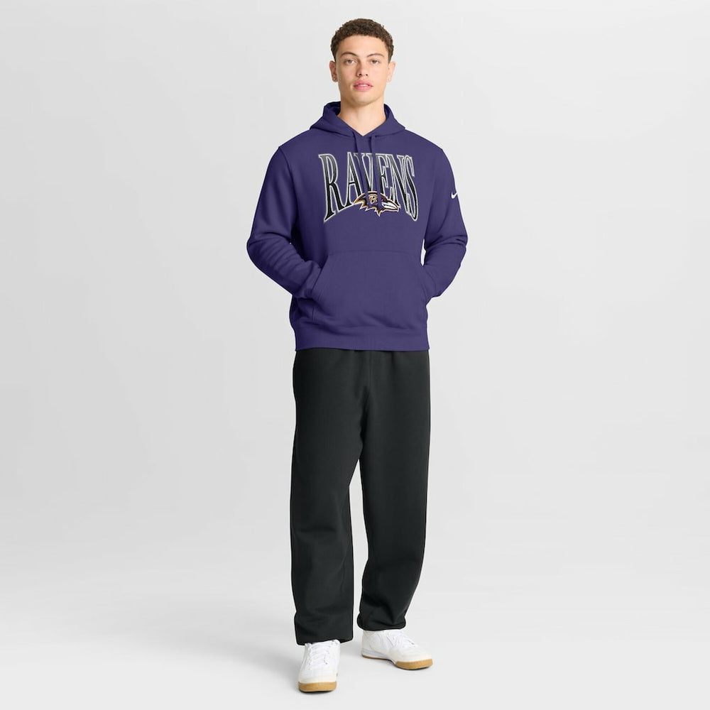 Baltimore Ravens Nike Full Blitz Club Fleece Pullover Hoodie