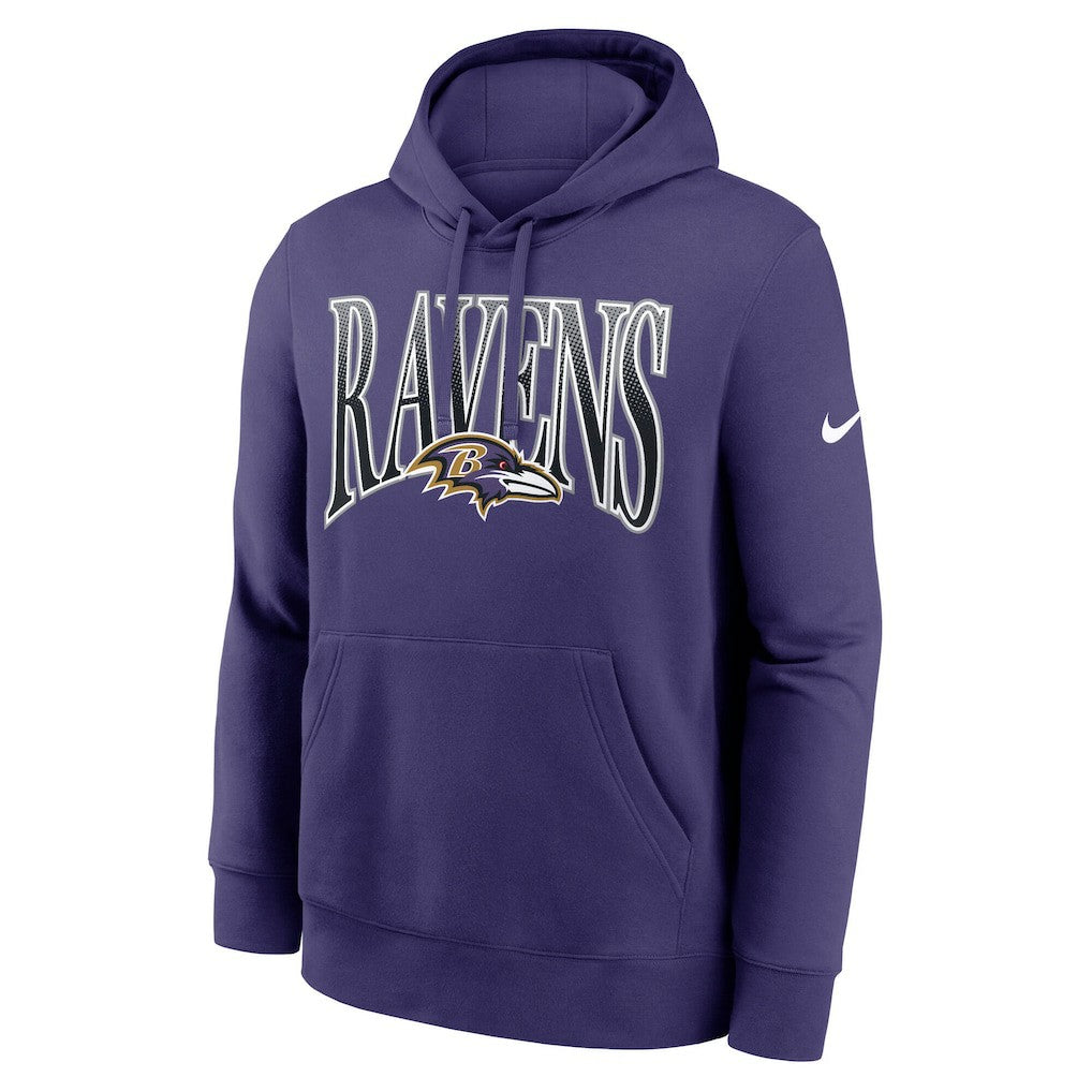 Baltimore Ravens Nike Full Blitz Club Fleece Pullover Hoodie