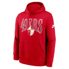San Francisco 49ers Nike Full Blitz Club Fleece Pullover Hoodie