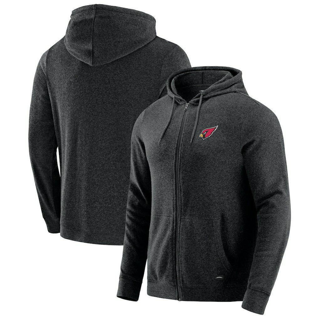 Arizona Cardinals  J. Palmer Players Lounge Tri-Blend Full-Zip Hoodie
