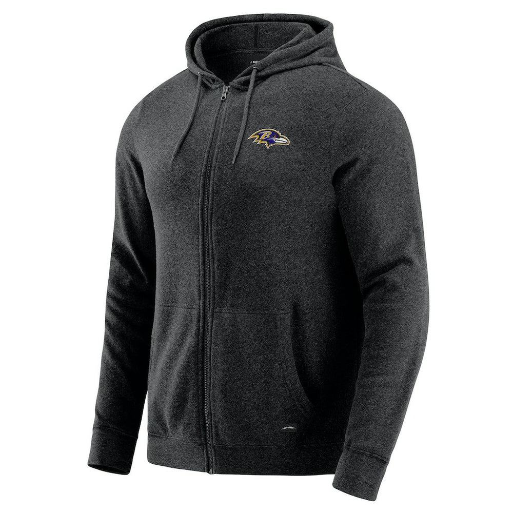 Baltimore Ravens  J. Palmer Players Lounge Tri-Blend Full-Zip Hoodie