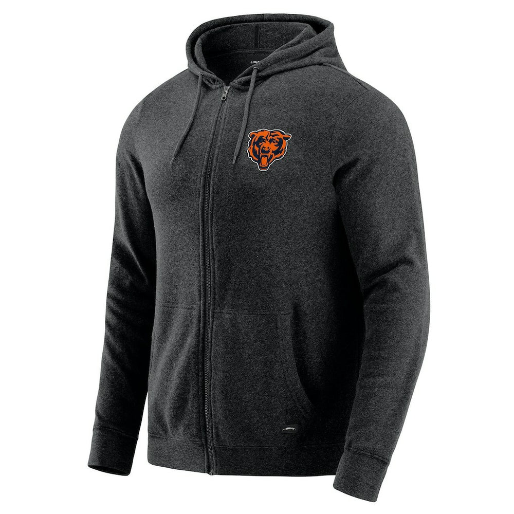 Chicago Bears  J. Palmer Players Lounge Tri-Blend Full-Zip Hoodie