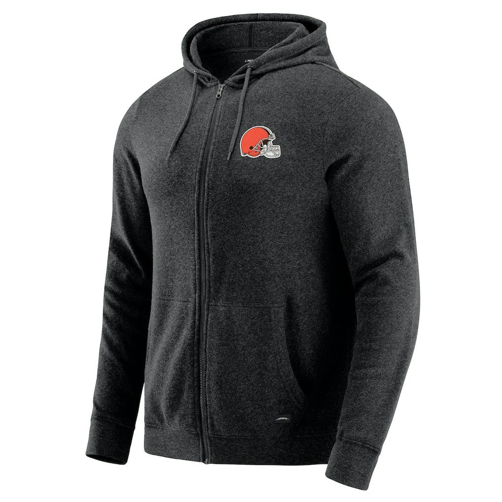 Cleveland Browns  J. Palmer Players Lounge Tri-Blend Full-Zip Hoodie