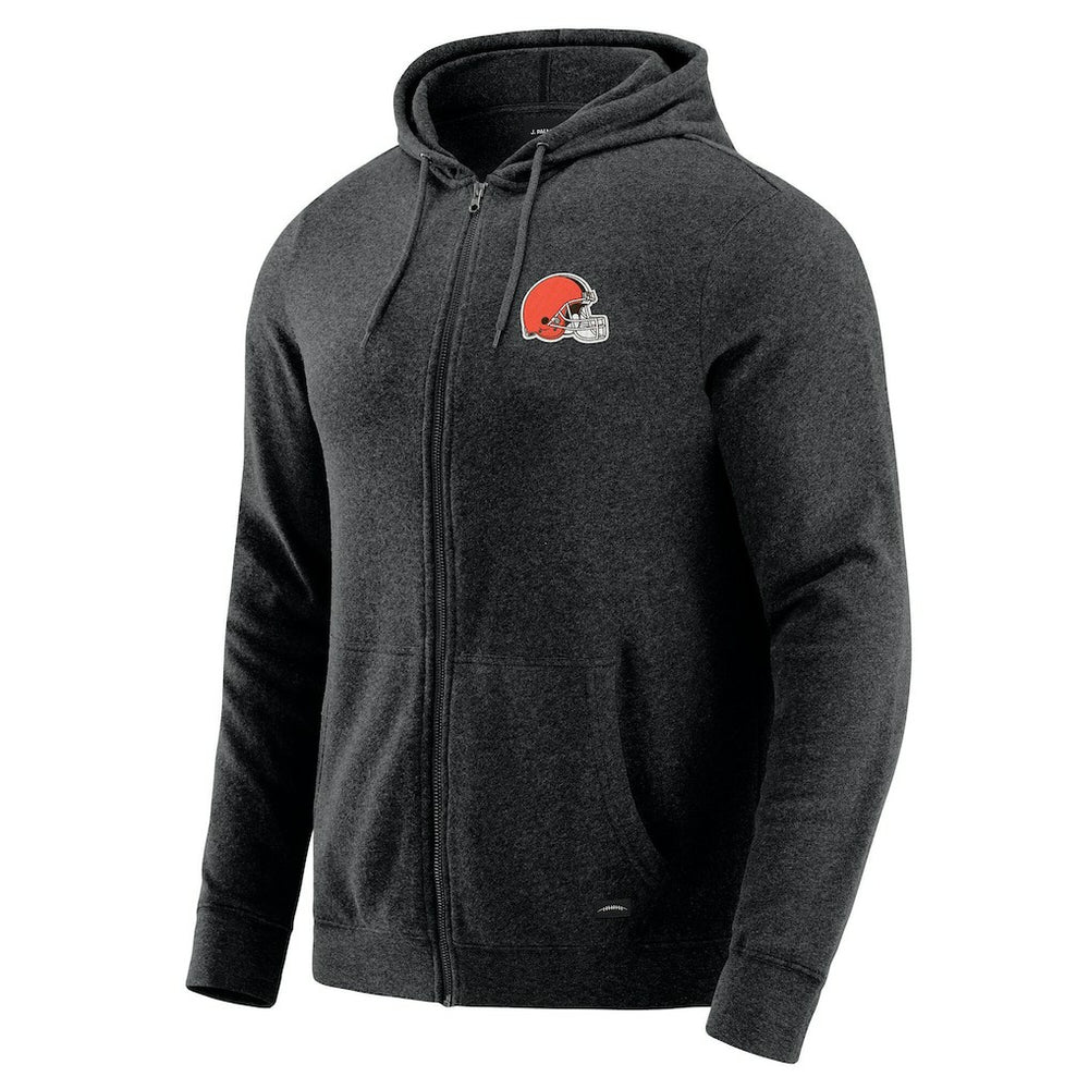 Cleveland Browns  J. Palmer Players Lounge Tri-Blend Full-Zip Hoodie