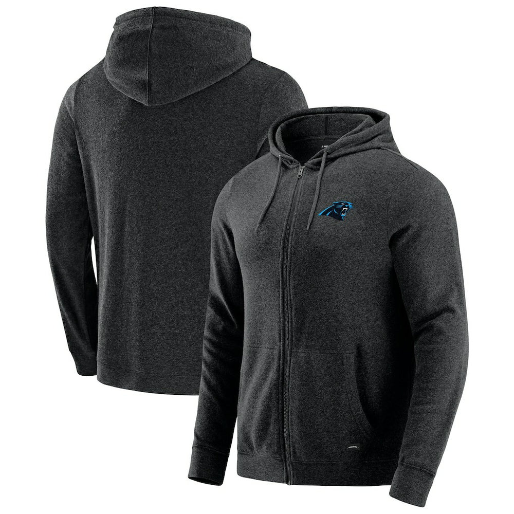 Carolina Panthers  J. Palmer Players Lounge Tri-Blend Full-Zip Hoodie
