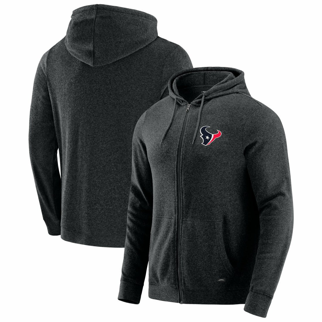 Houston Texans  J. Palmer Players Lounge Tri-Blend Full-Zip Hoodie