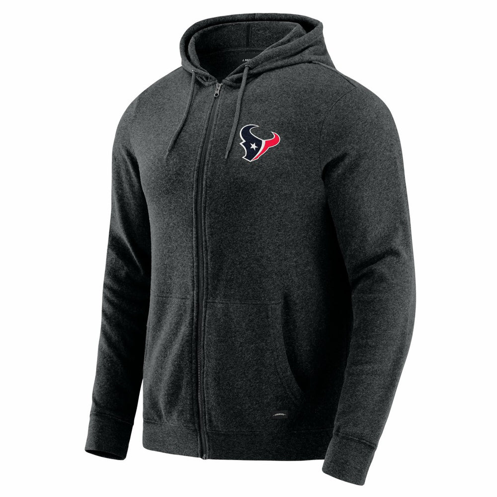 Houston Texans  J. Palmer Players Lounge Tri-Blend Full-Zip Hoodie