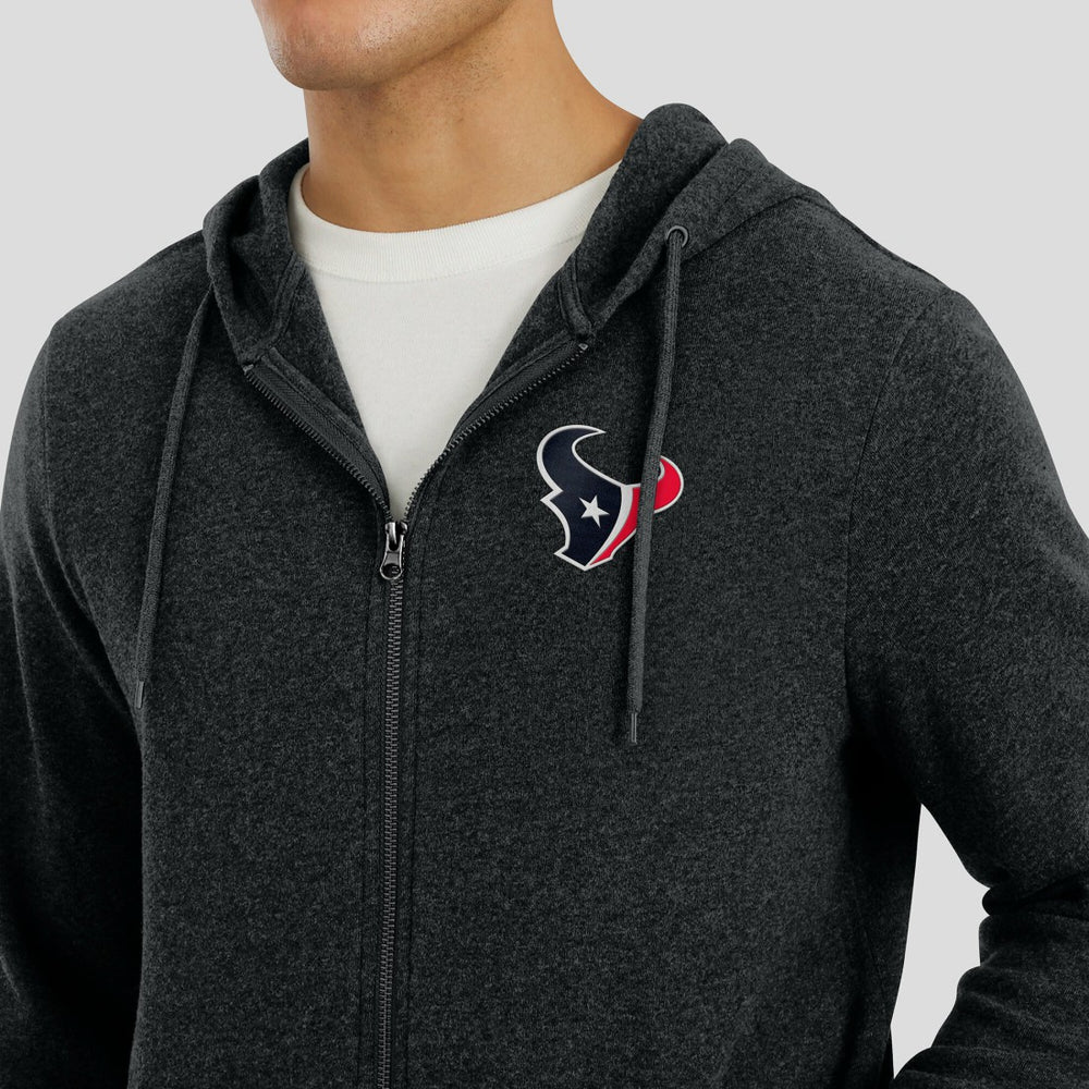 Houston Texans  J. Palmer Players Lounge Tri-Blend Full-Zip Hoodie