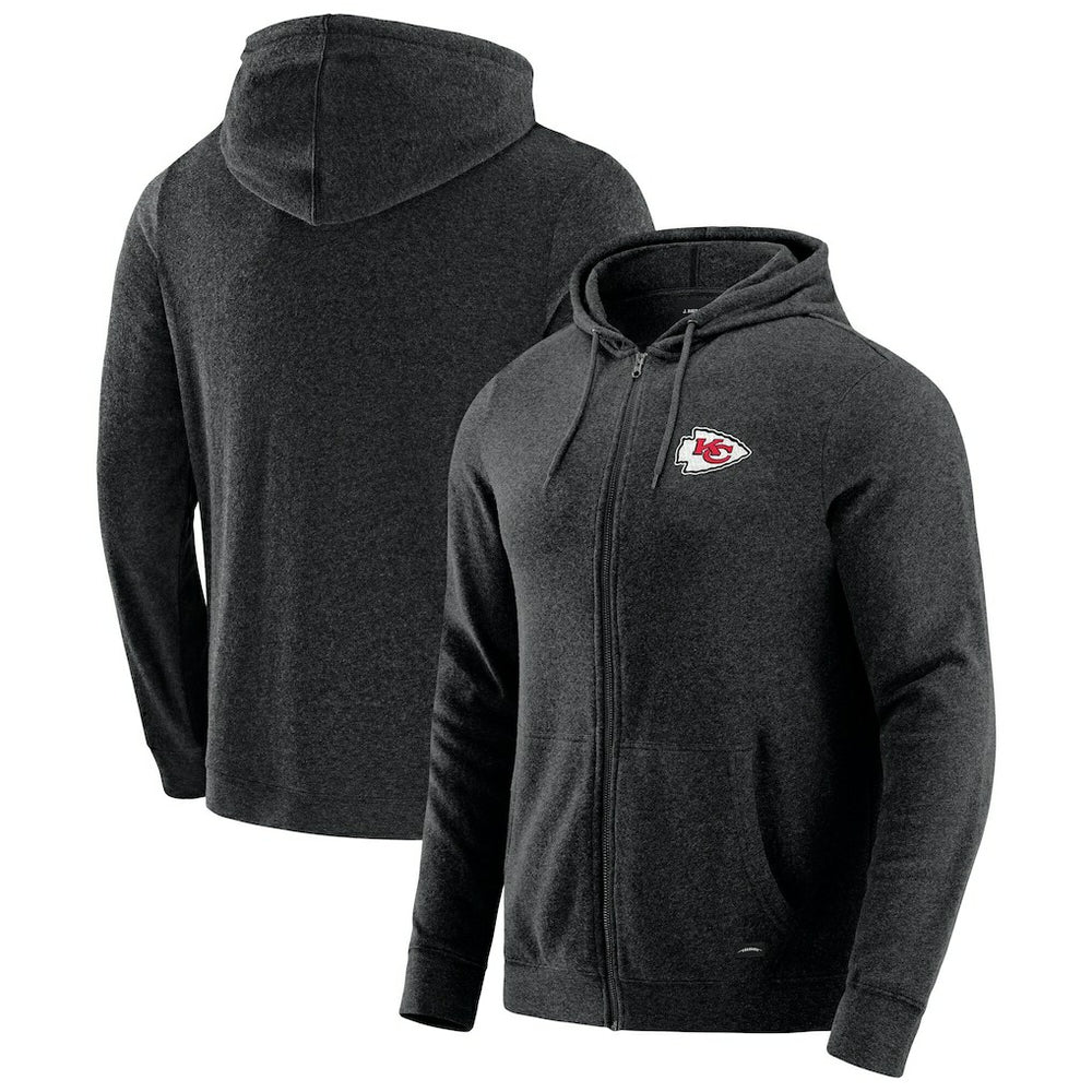 Kansas City Chiefs  J. Palmer Players Lounge Tri-Blend Full-Zip Hoodie