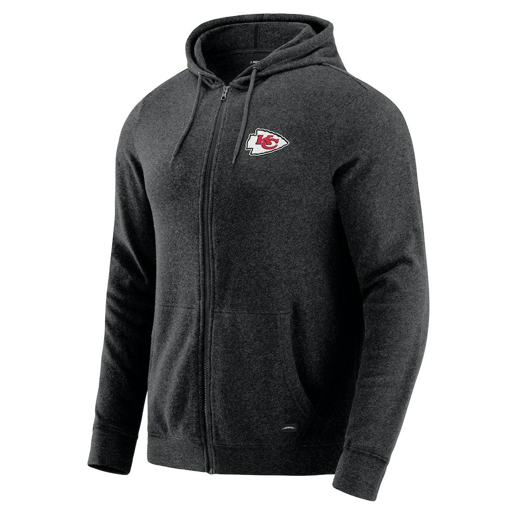 Kansas City Chiefs  J. Palmer Players Lounge Tri-Blend Full-Zip Hoodie