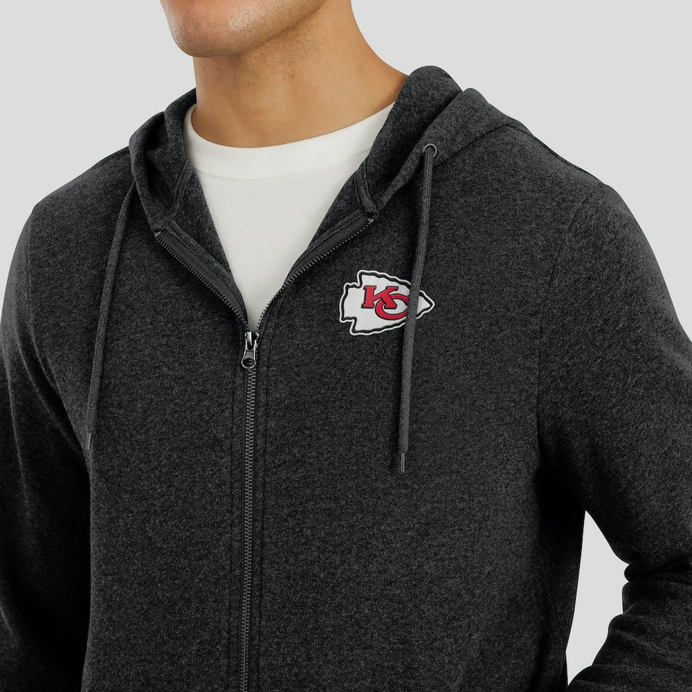 Kansas City Chiefs  J. Palmer Players Lounge Tri-Blend Full-Zip Hoodie