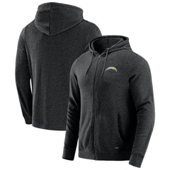 Los Angeles Chargers  J. Palmer Players Lounge Tri-Blend Full-Zip Hoodie