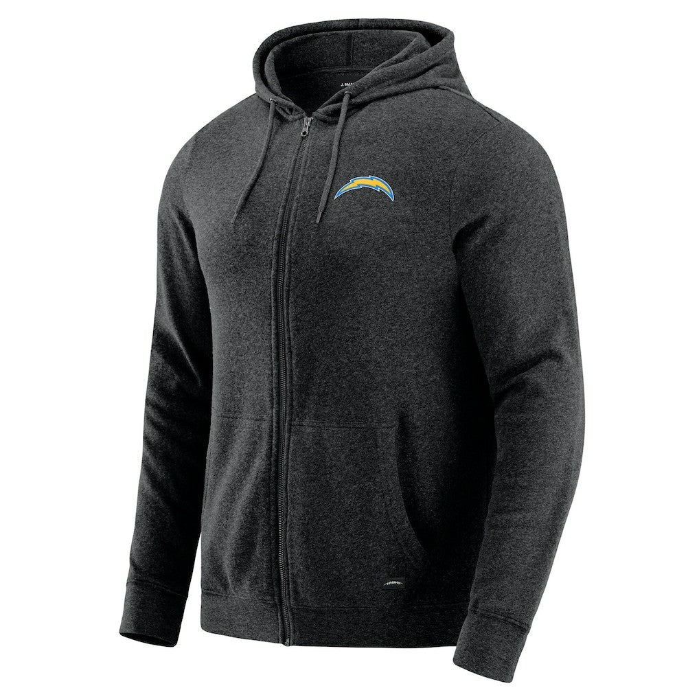 Los Angeles Chargers  J. Palmer Players Lounge Tri-Blend Full-Zip Hoodie