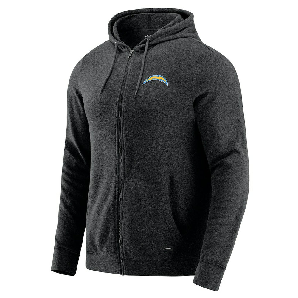 Los Angeles Chargers  J. Palmer Players Lounge Tri-Blend Full-Zip Hoodie
