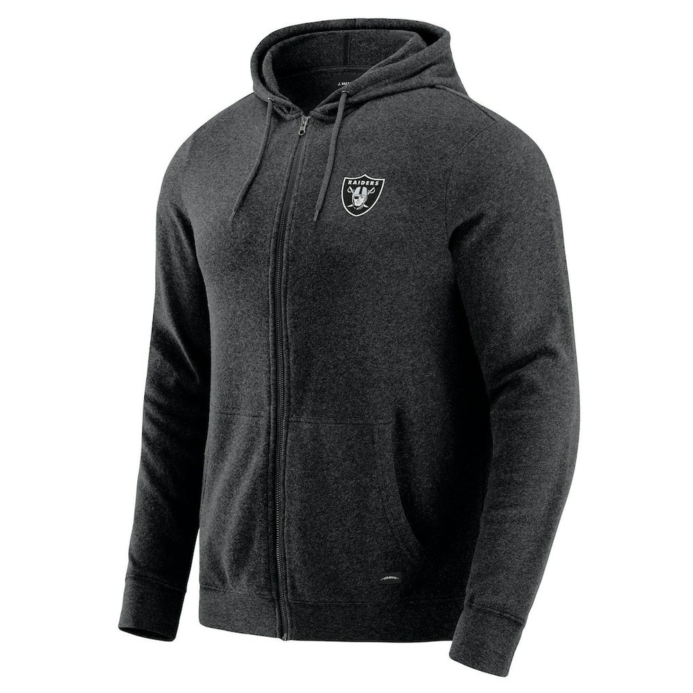 Las Vegas Raiders  J. Palmer Players Lounge Tri-Blend Full-Zip Hoodie