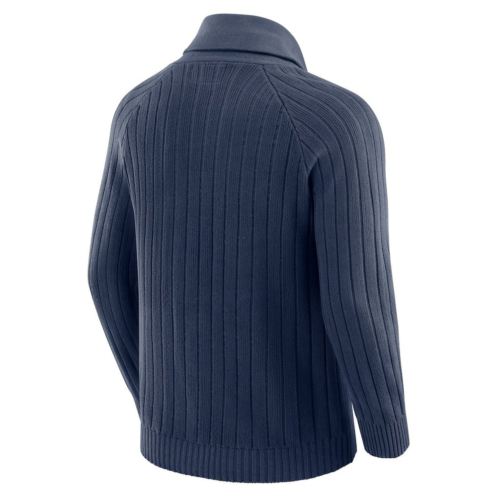 New England Patriots  J. Palmer The Playmaker Cardigan Raglan Sweater