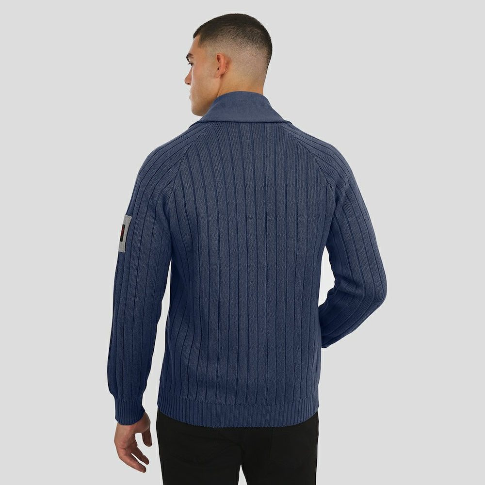 New England Patriots  J. Palmer The Playmaker Cardigan Raglan Sweater