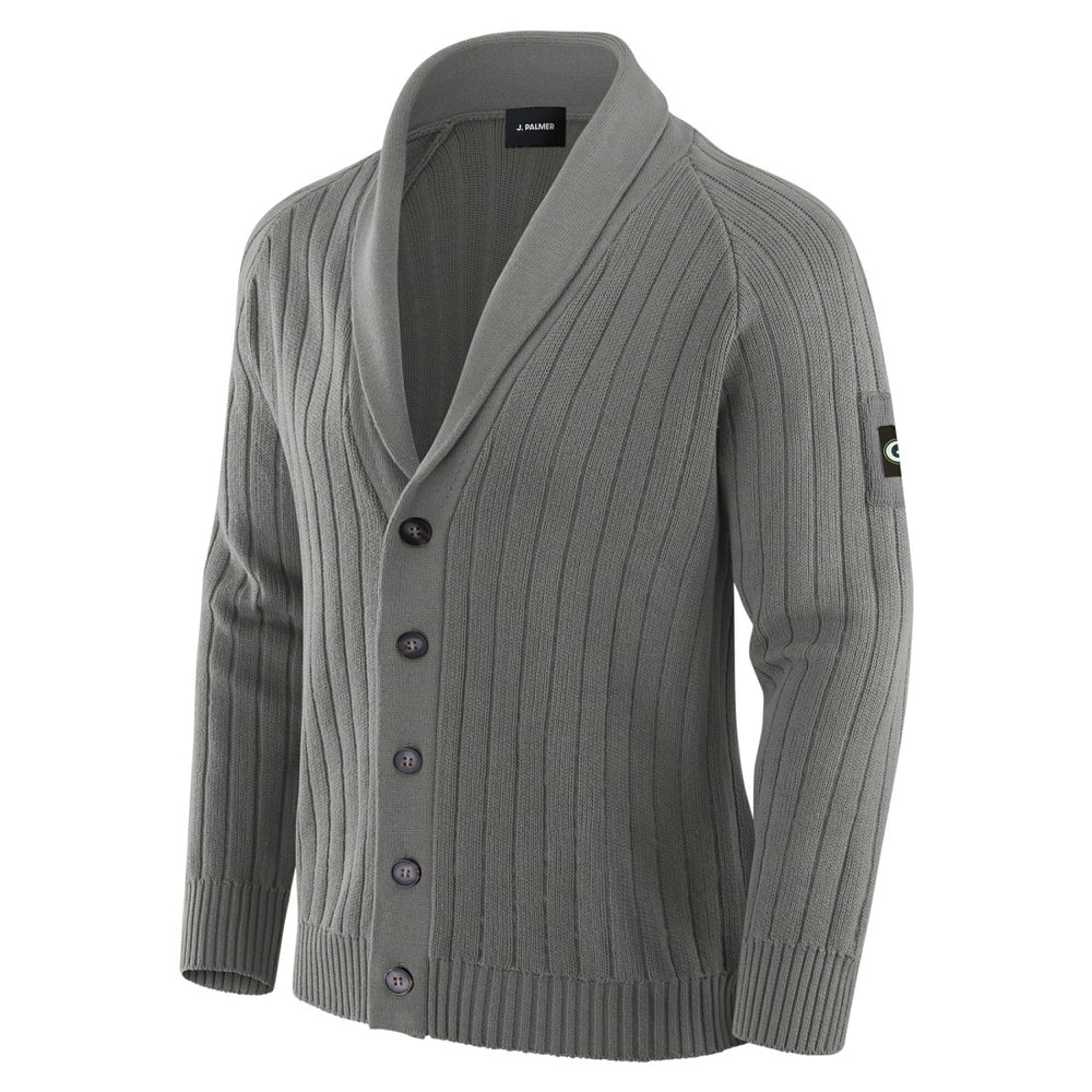 Green Bay Packers  J. Palmer The Playmaker Cardigan Raglan Sweater