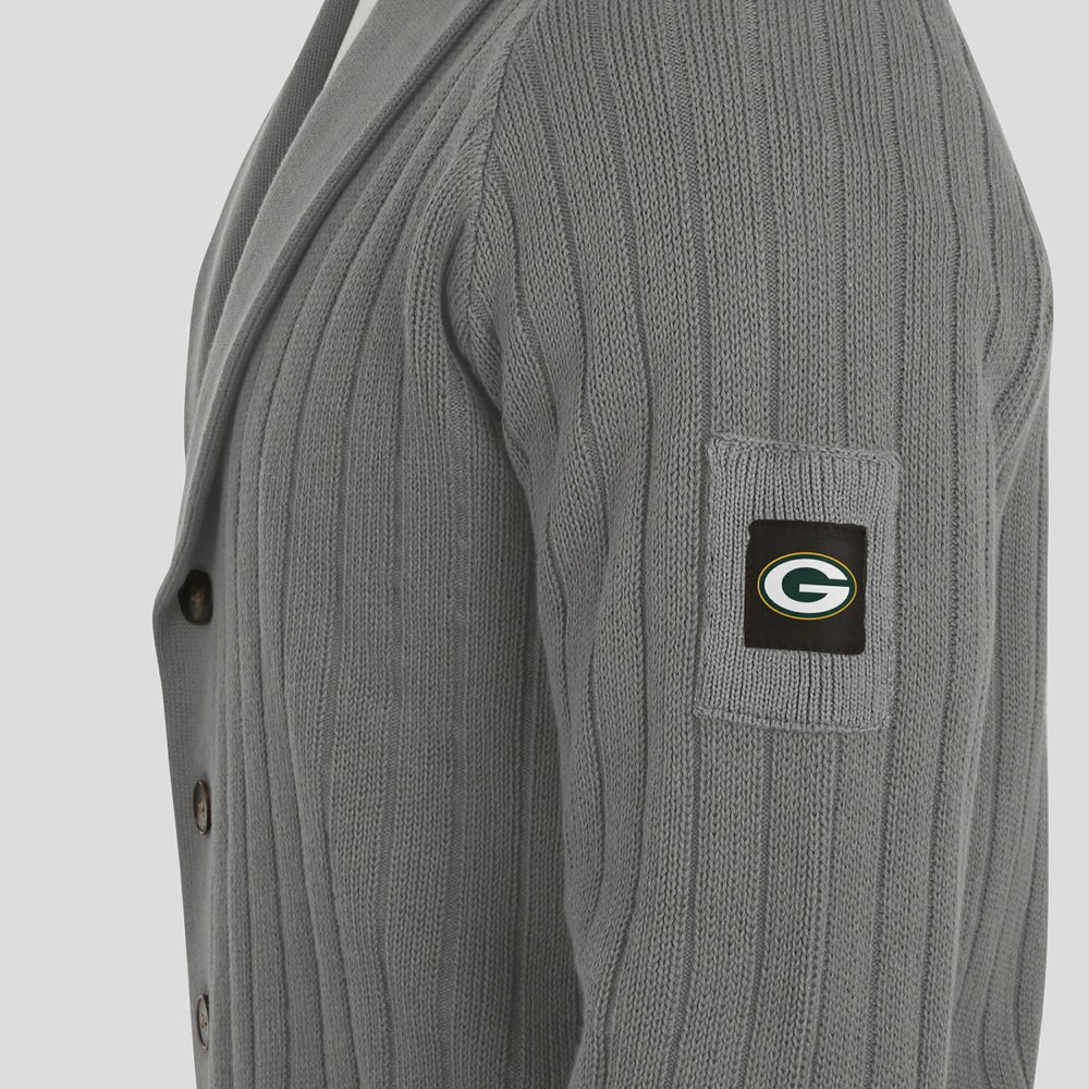 Green Bay Packers  J. Palmer The Playmaker Cardigan Raglan Sweater
