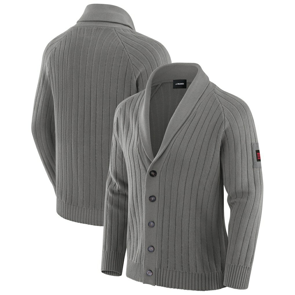 New York Giants  J. Palmer The Playmaker Cardigan Raglan Sweater