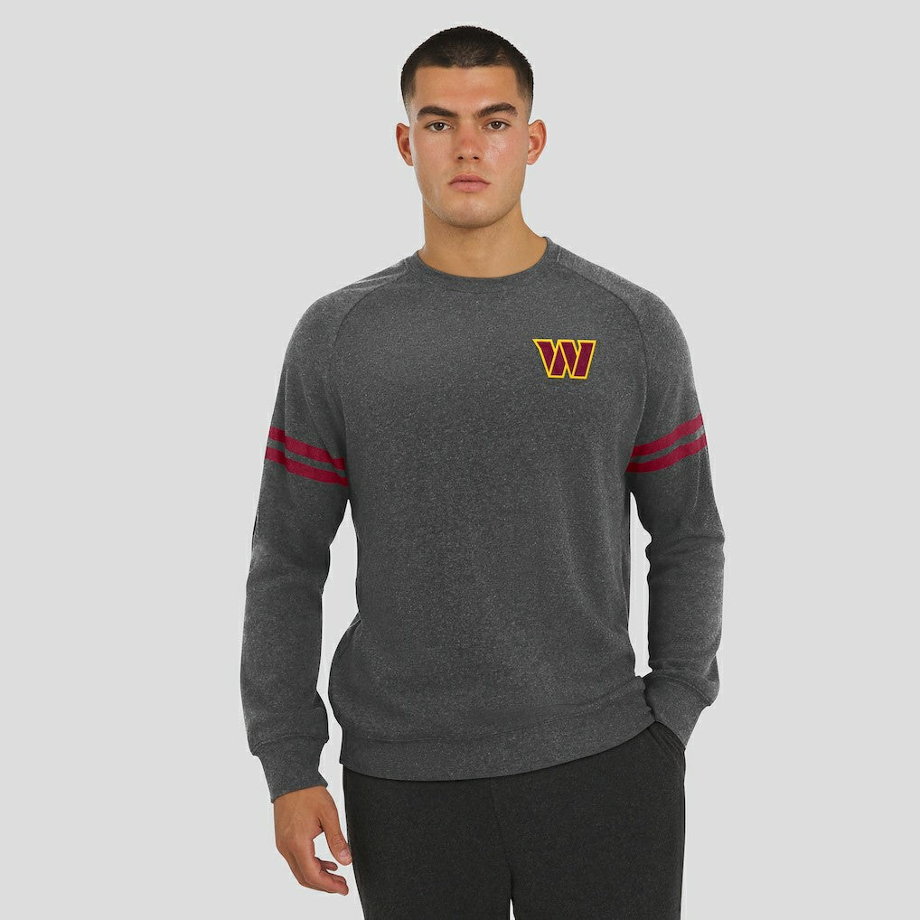 Washington Commanders  J. Palmer Players Lounge Raglan Tri-Blend Sweatshirt