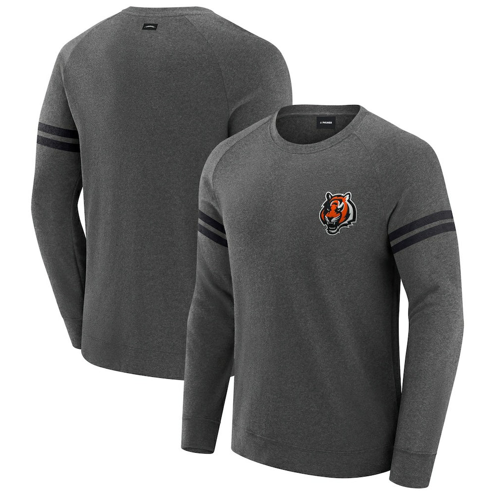 Cincinnati Bengals  J. Palmer Players Lounge Raglan Tri-Blend Sweatshirt