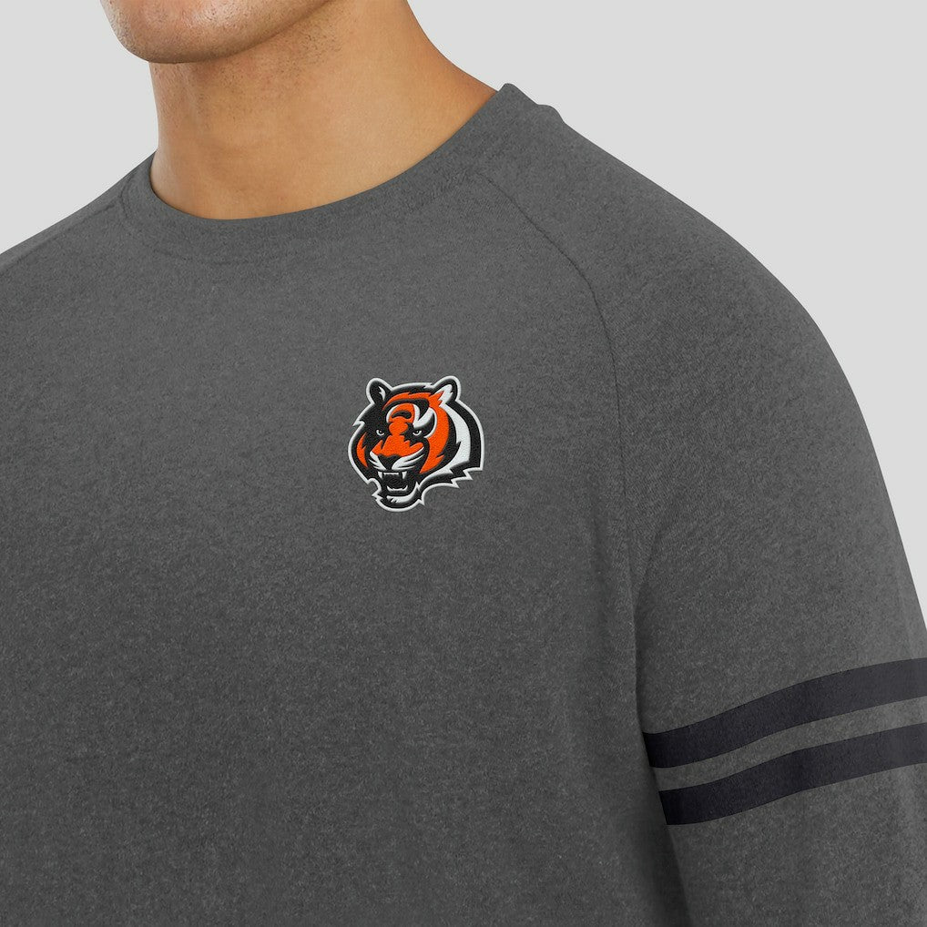 Cincinnati Bengals  J. Palmer Players Lounge Raglan Tri-Blend Sweatshirt