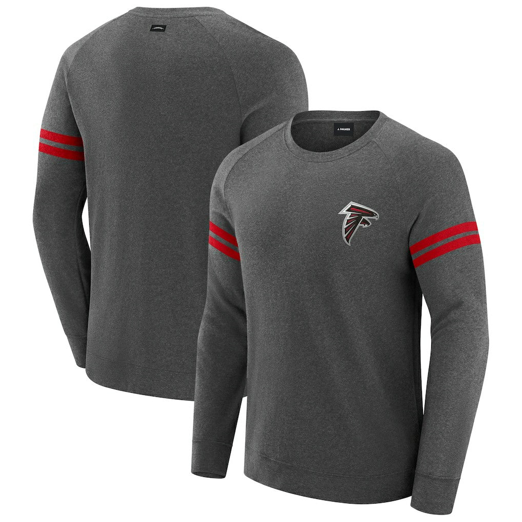 Atlanta Falcons  J. Palmer Players Lounge Raglan Tri-Blend Sweatshirt