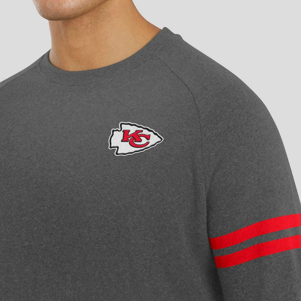 Kansas City Chiefs  J. Palmer Players Lounge Raglan Tri-Blend Sweatshirt