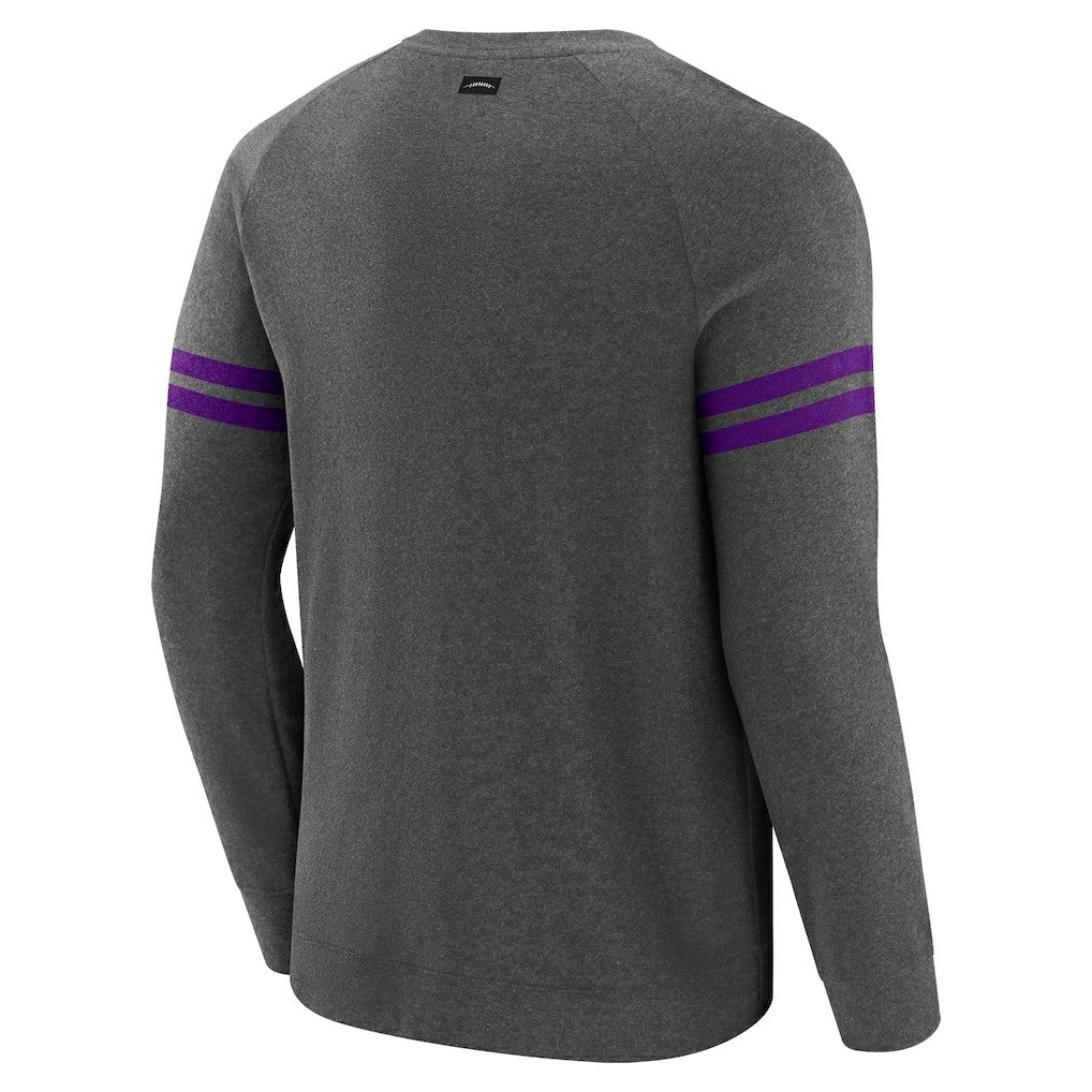 Minnesota Vikings  J. Palmer Players Lounge Raglan Tri-Blend Sweatshirt