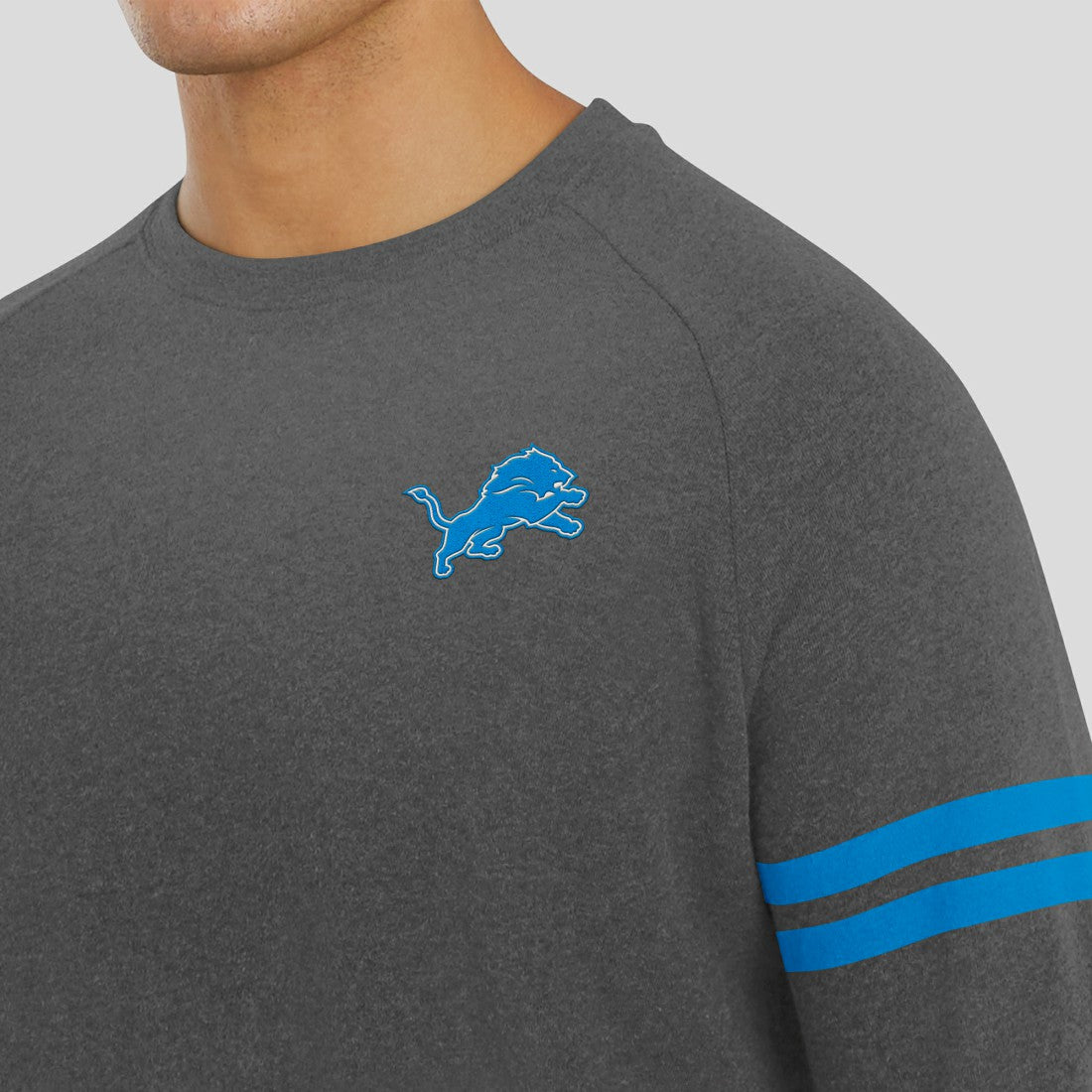 Detroit Lions  J. Palmer Players Lounge Raglan Tri-Blend Sweatshirt