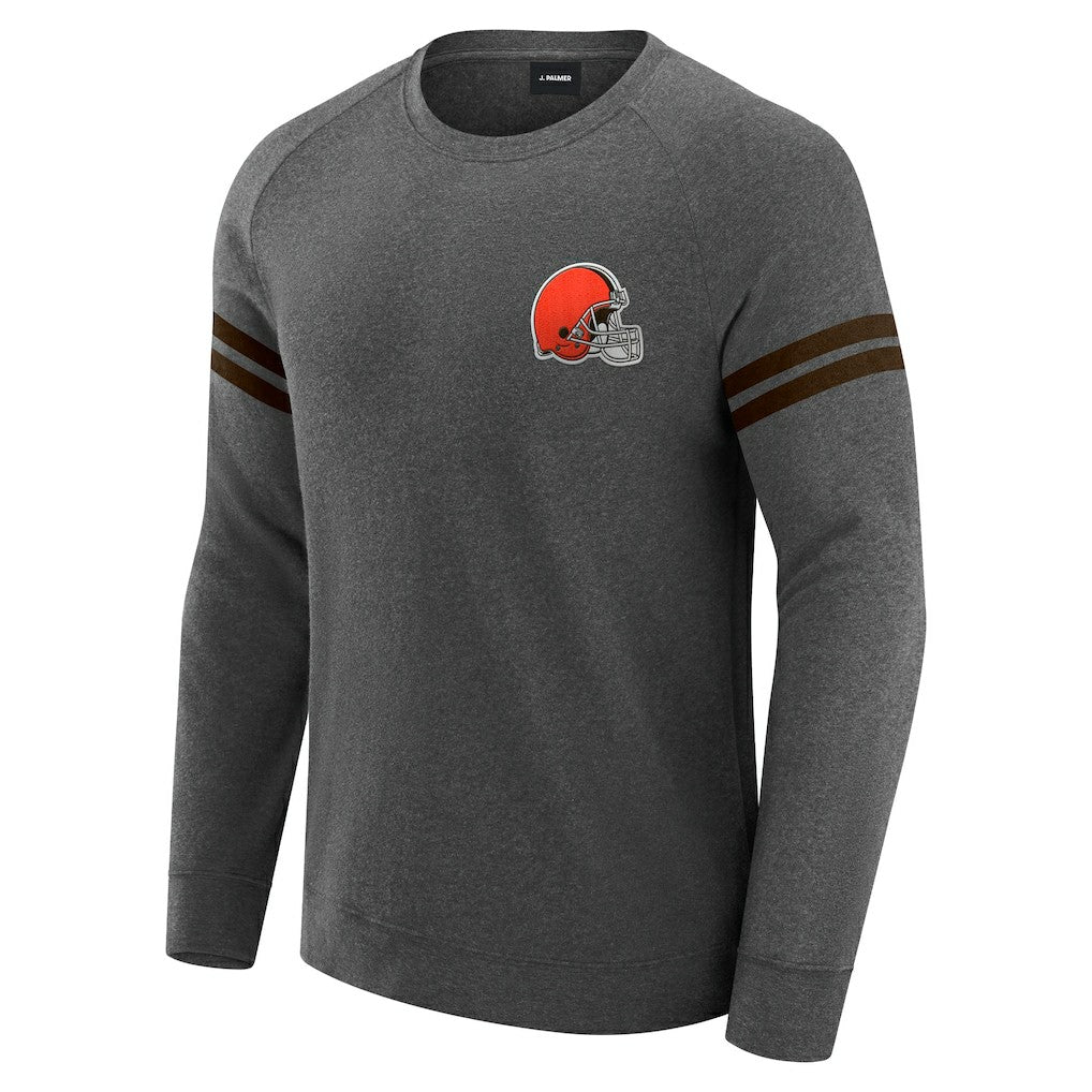 Cleveland Browns  J. Palmer Players Lounge Raglan Tri-Blend Sweatshirt