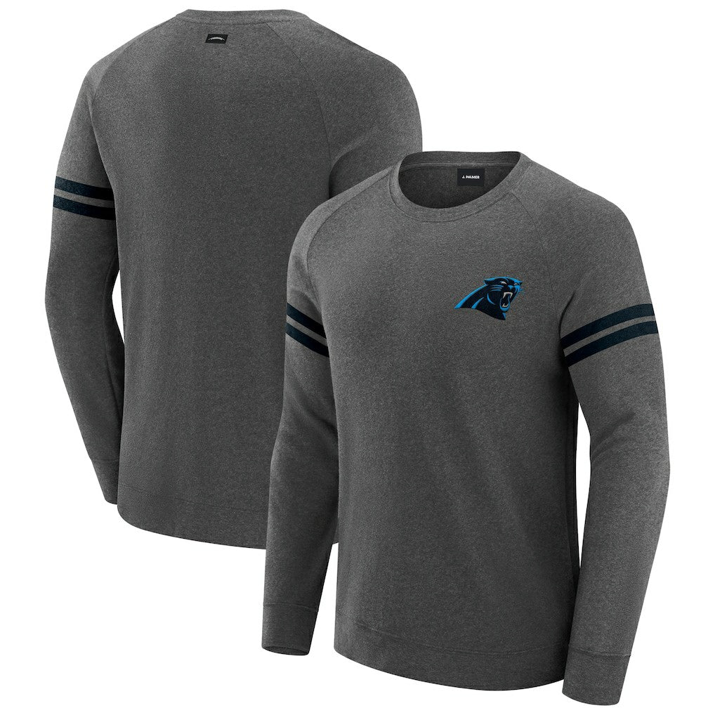 Carolina Panthers  J. Palmer Players Lounge Raglan Tri-Blend Sweatshirt