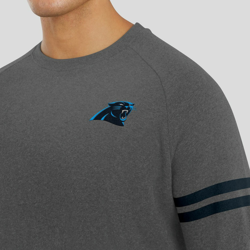 Carolina Panthers  J. Palmer Players Lounge Raglan Tri-Blend Sweatshirt
