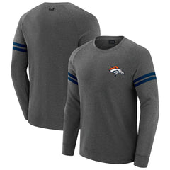 Denver Broncos  J. Palmer Players Lounge Raglan Tri-Blend Sweatshirt