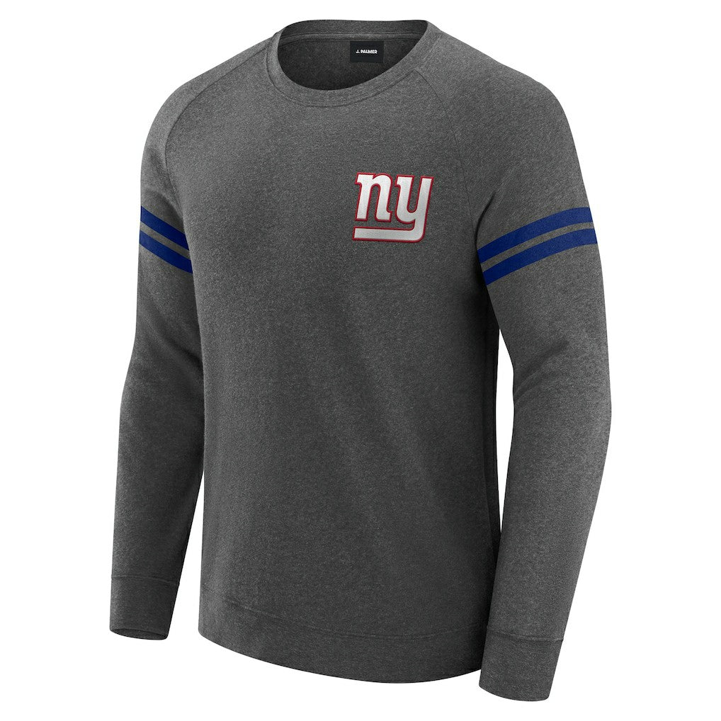 New York Giants  J. Palmer Players Lounge Raglan Tri-Blend Sweatshirt