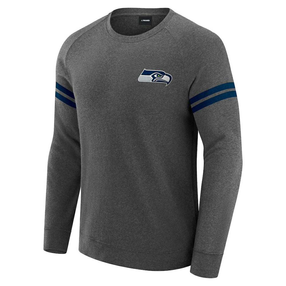 Seattle Seahawks  J. Palmer Players Lounge Raglan Tri-Blend Sweatshirt