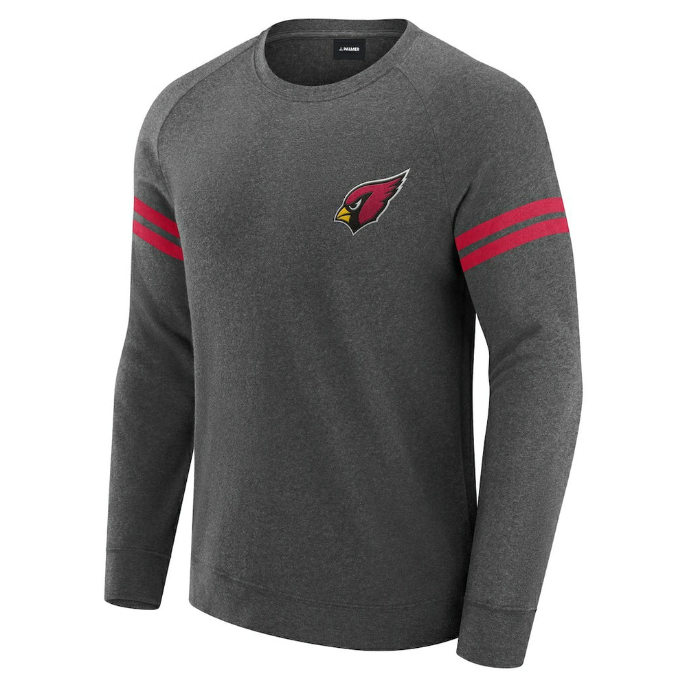 Arizona Cardinals  J. Palmer Players Lounge Raglan Tri-Blend Sweatshirt