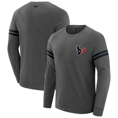 Houston Texans  J. Palmer Players Lounge Raglan Tri-Blend Sweatshirt